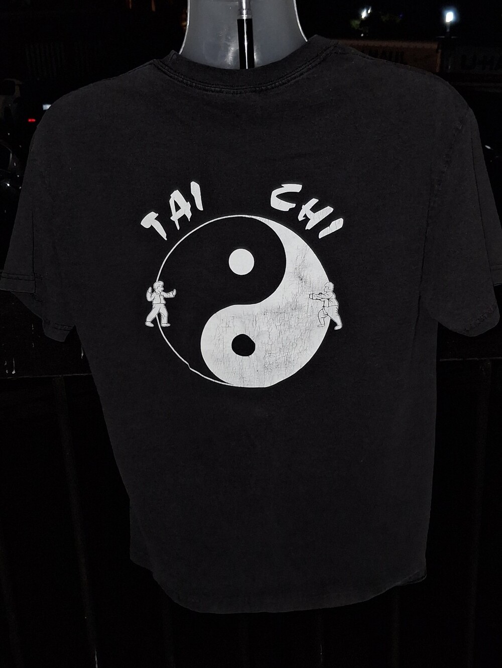 Vintage TAI CHI Ying Yang T Shirt Size Large